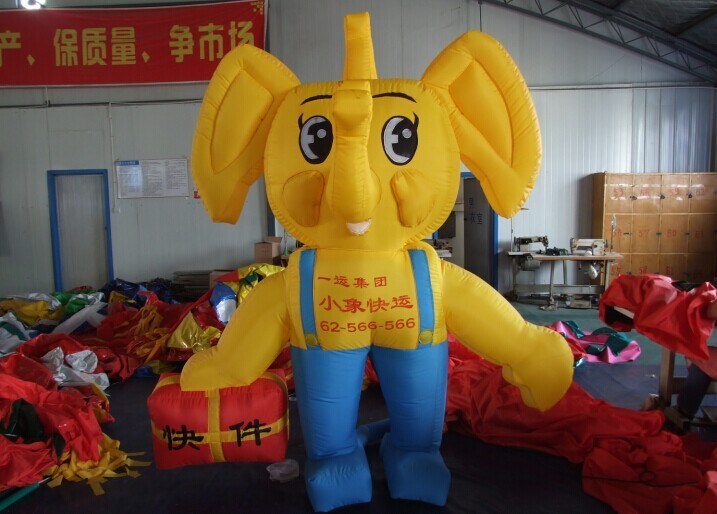 自贡大象充气卡通气模